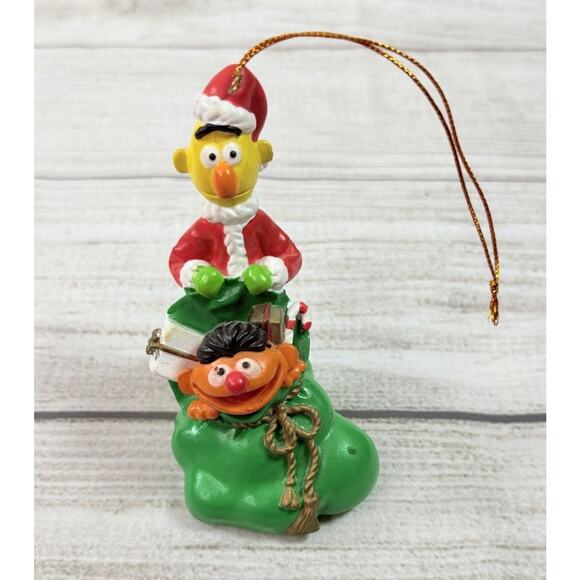 1998 Kurt Adler Sesame Street Christmas Ornament Lot Of 3 - Picture 10 of 13